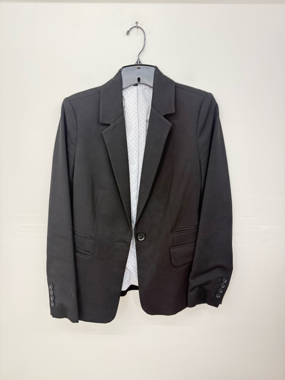 Express Black Single-Button Women's Buisness Blazer